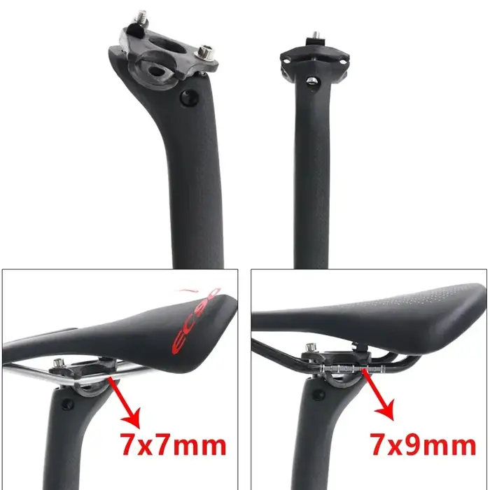Tige de selle décalée 20mm vtt/vélo de route 27.2/30.9/31.6mm
