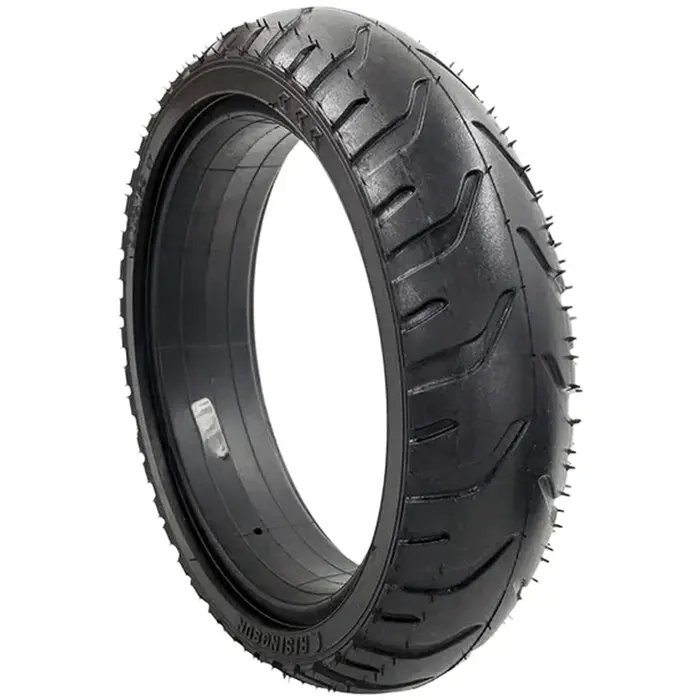 Pneu solide en caoutchouc 9.0X2.125 pour trottinette électrique, offrant une solution anti-crevaison