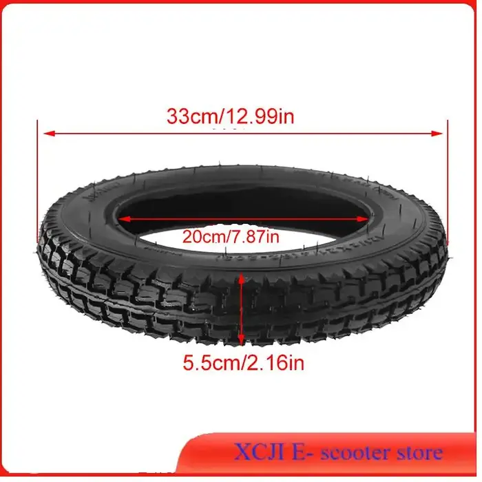 Pneu 12 1/2 X 2 1/4 (62-203) compatible avec de nombreux scooters électriques et à essence