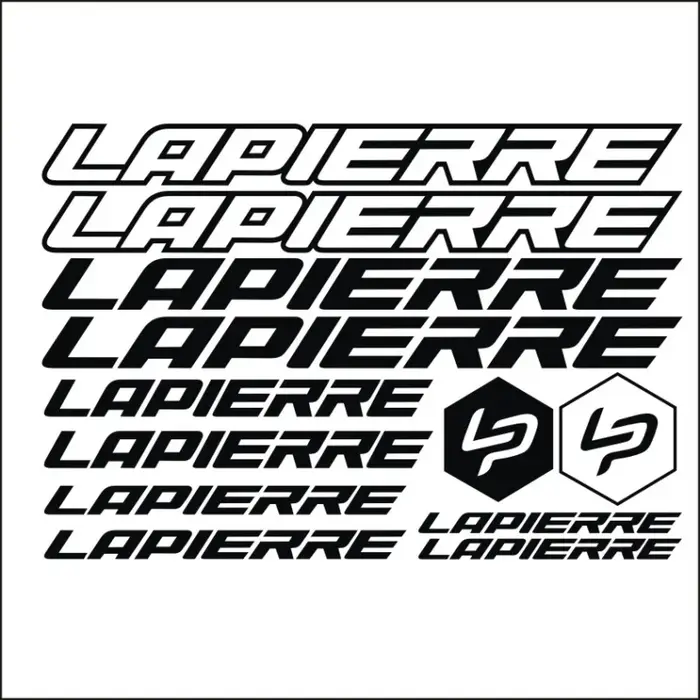 Autocollants de cadre de vélo LAPIERRE