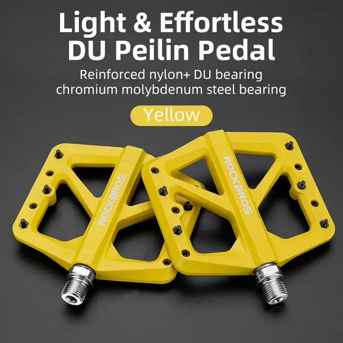ROCKBROS pédales de vélo en Nylon DU portant ultra-léger montagne antidérapant