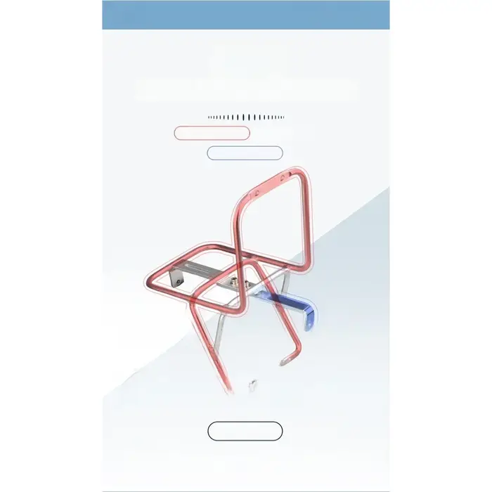 Panier avant en aluminium/alliage pour vélo de montagne pliable de 20 pouces