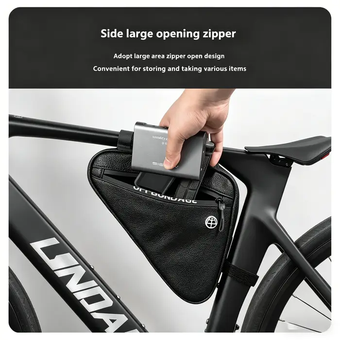 OFFBONDAGE 1.5LB Sac de vélo triangulaire pour tube