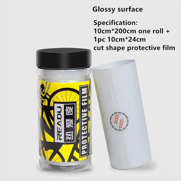 Film de Protection TPH pour vélo, autocollants de Protection transparents anti-rayures, autocollant 