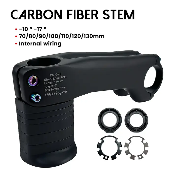 Tige de vélo BALUGOE en fibre de carbone
