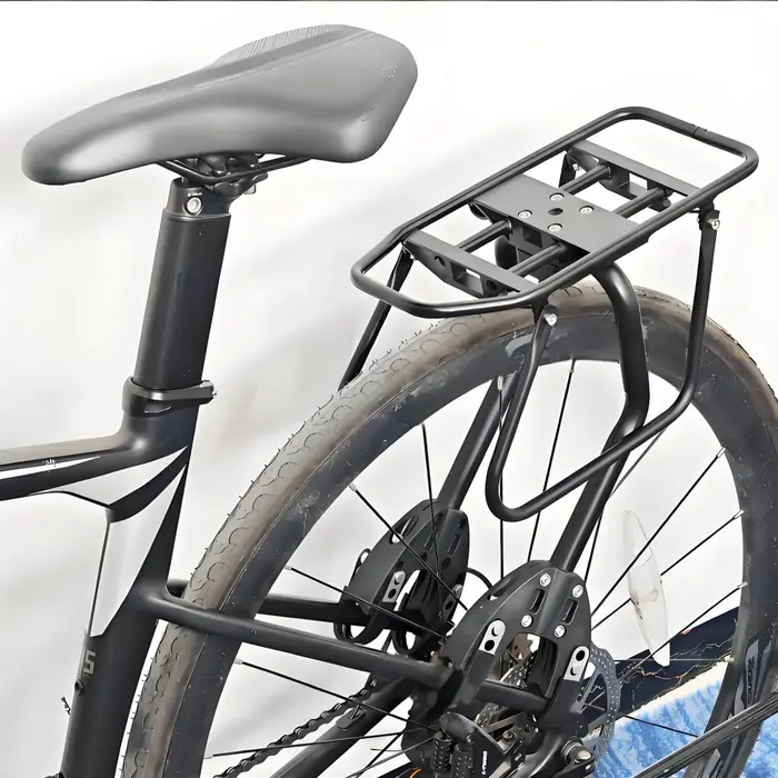 Porte-bagages arrière de vélo en alliage d'aluminium