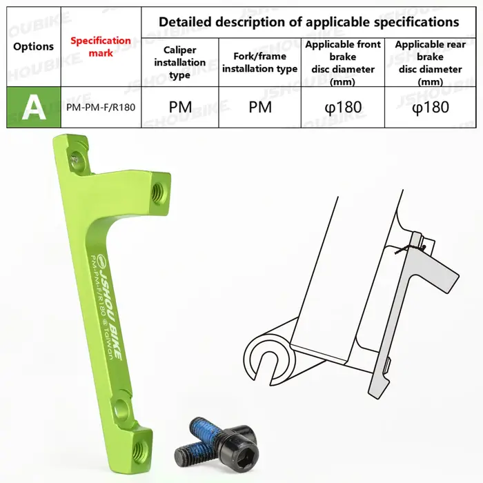 JSHOU – adaptateur de frein à disque de vélo