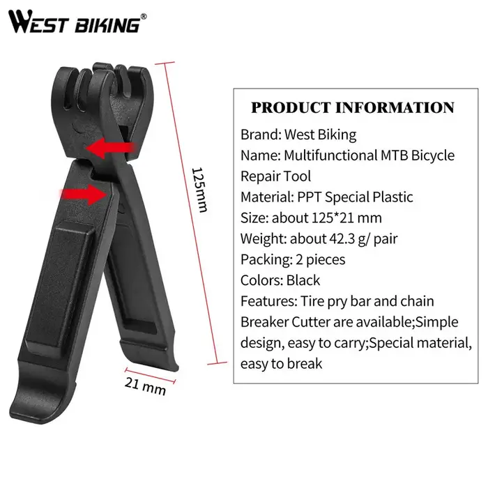 WEST BIKING-Outils de réparation de roue de vélo