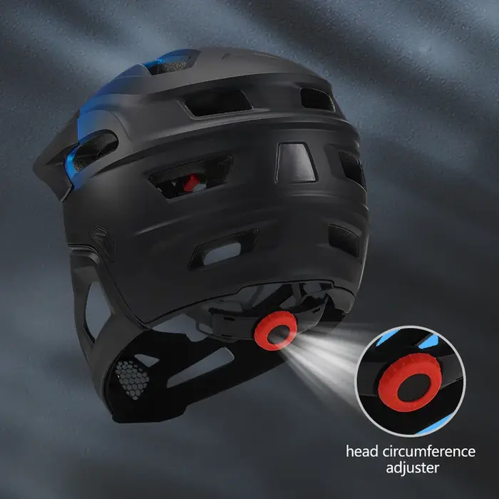 Eastinear's nouveau casque de vélo de montagne adulte intégral détachable une pièce moto équitation 