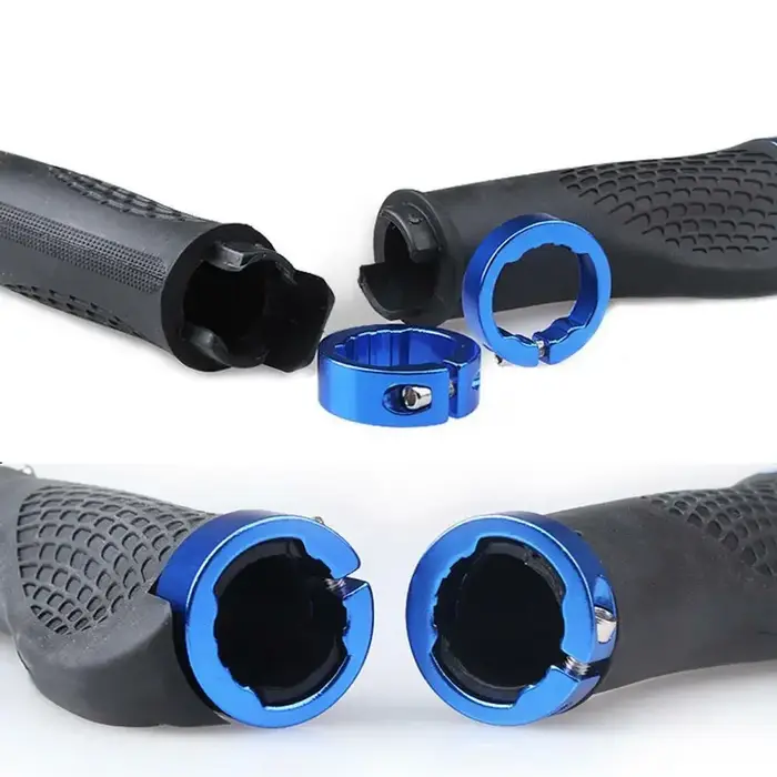 1 paire de poignées de vélo ergonomiques