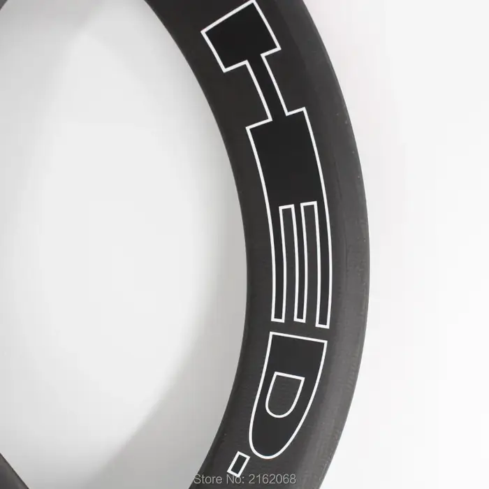 Roues de vélo en carbone 700C à 3 rayons Tri-spoke finition mate pour vélo de route piste et fixed gear pneu tubulaire