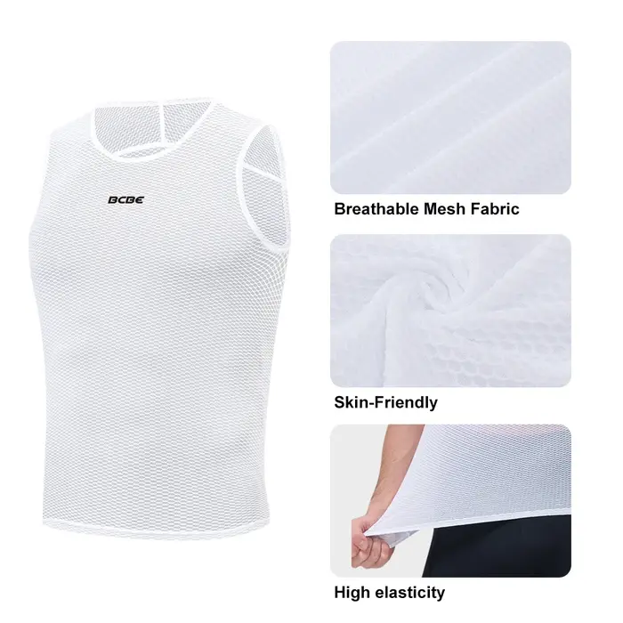 BCBE-ING hommes cyclisme couche de Base été sous-vêtements de cyclisme vtt vélo de route Sport gilet