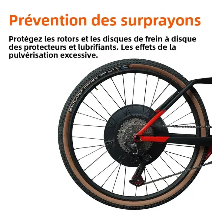 Housse de protection pour lavage de vélo