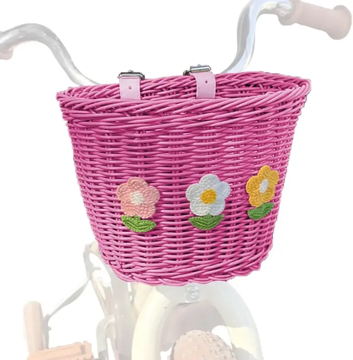 Panier de vélo pour enfants en osier