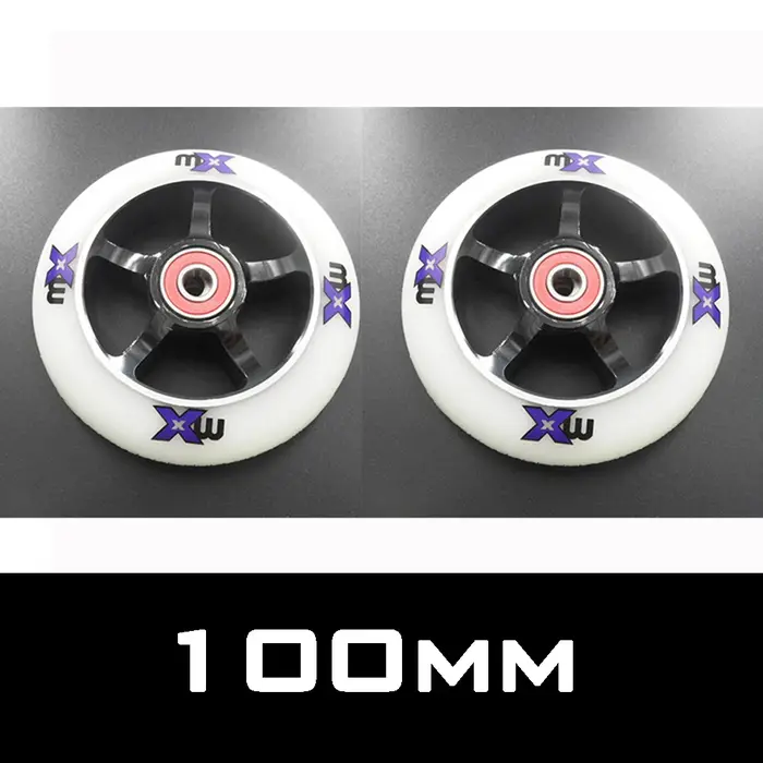 2 pièces roue de Scooter en alliage d'aluminium 88A 110mm 100mm MGP pneu de Scooter rodas roue de pa
