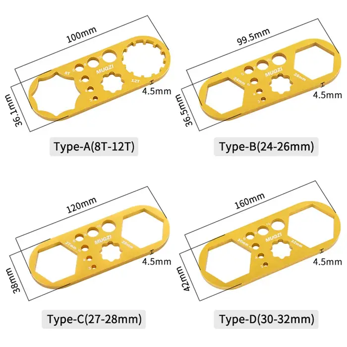 MUQZI – clé de fourche vtt pour Suntour XCM XCR XCT RST ROCKSHOX, fourche à Suspension pneumatique, 