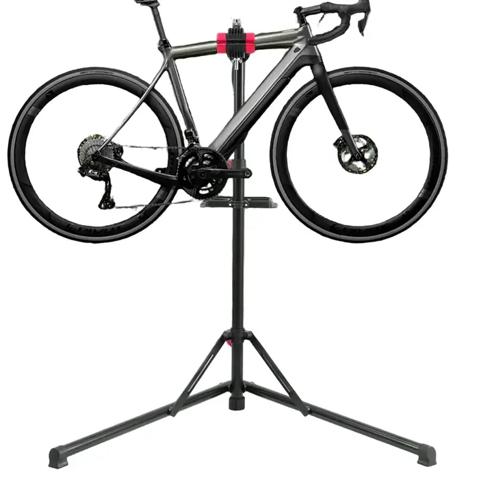 Support de réparation de vélo robuste pour la maintenance des vélos à domicile, dans le garage, l'atelier, le sous-sol, l'appartement, l'intérieur, l'extérieur