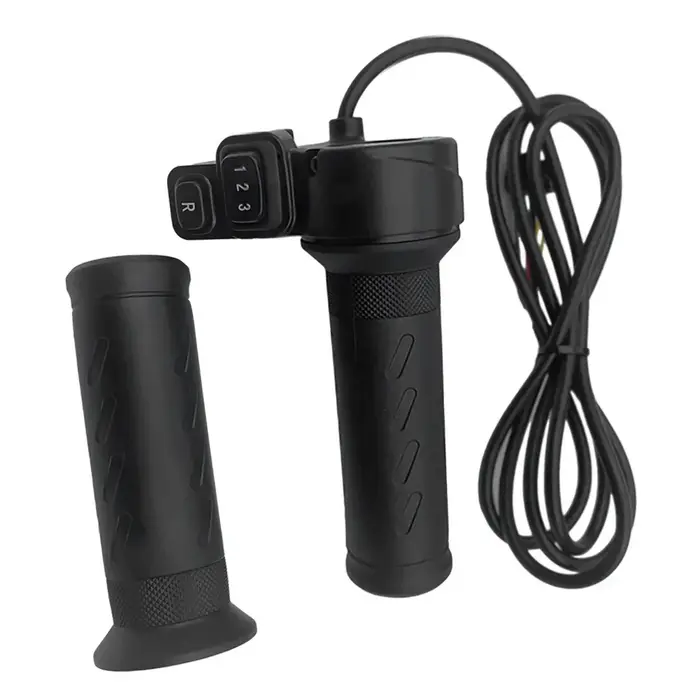 Accélérateur à 3 vitesses pour vélo électrique, 1 paire, 24V 36V 48V 72V
