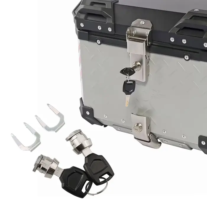 Accessoires de serrure de bagage de moto 2 clés cylindre