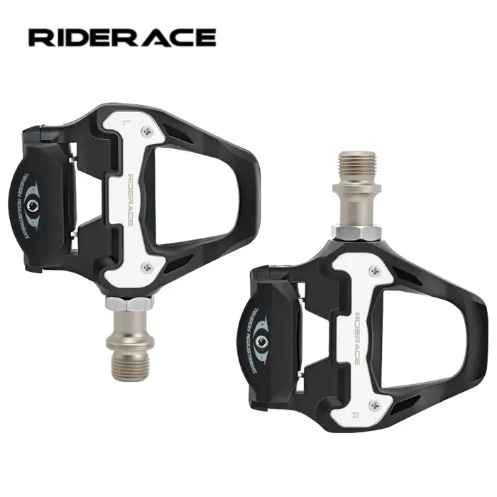 Pédales de vélo RIDERACE, pédales auto-bloquantes pour vélo de route, pédales de cyclisme sur gravier, roulements étanches, clips pour système SPD SL.