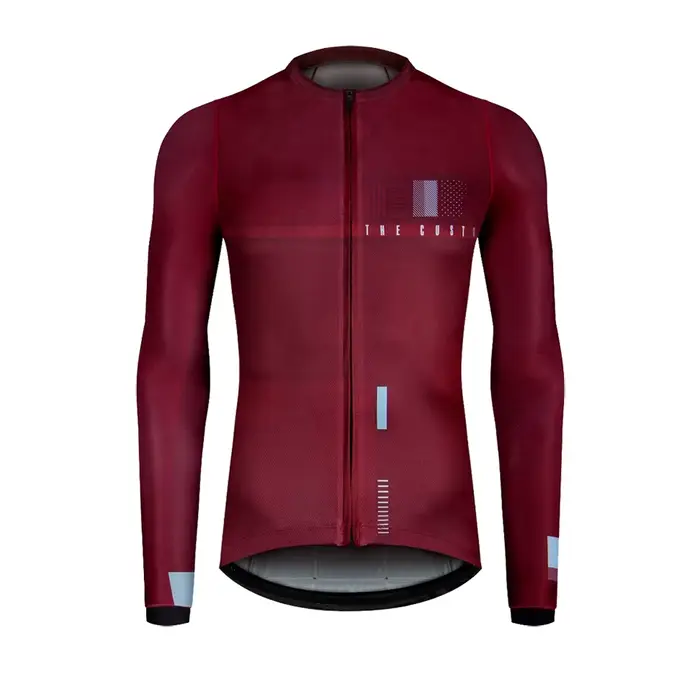 Maillot de cyclisme à manches longues pour hommes et femmes, coupe couvertes, tissu léger, protectio