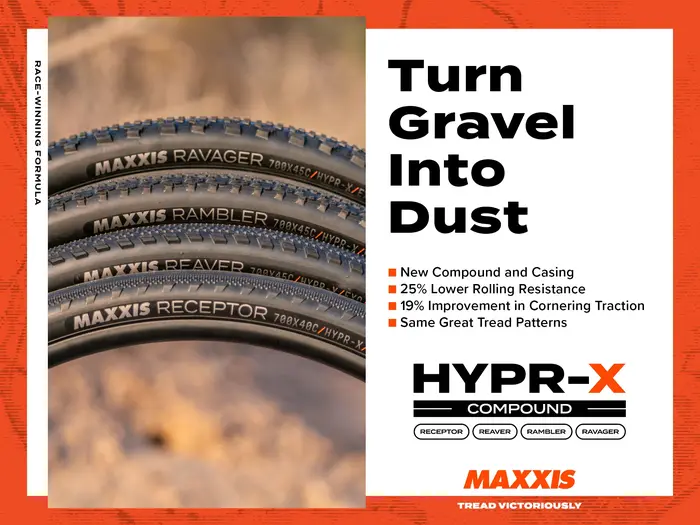 MAXXIS nouveau pneu de gravier RAMBLER REAVER HYPR-X