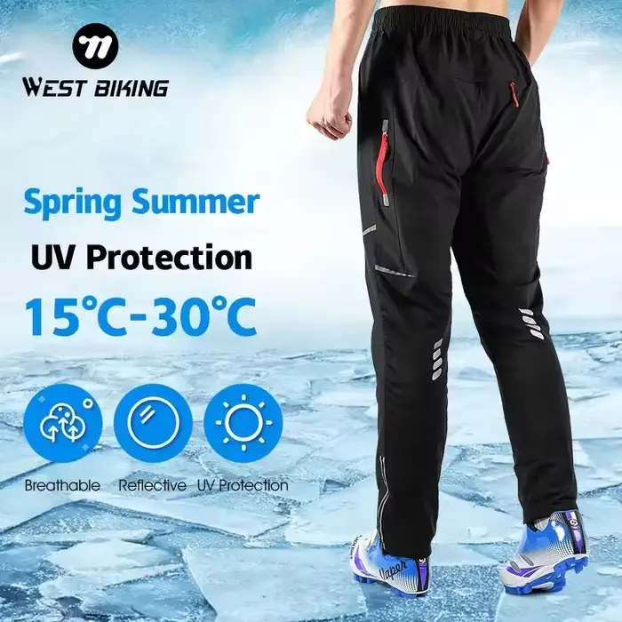 WEST BIKING – pantalon de cyclisme coupe-vent