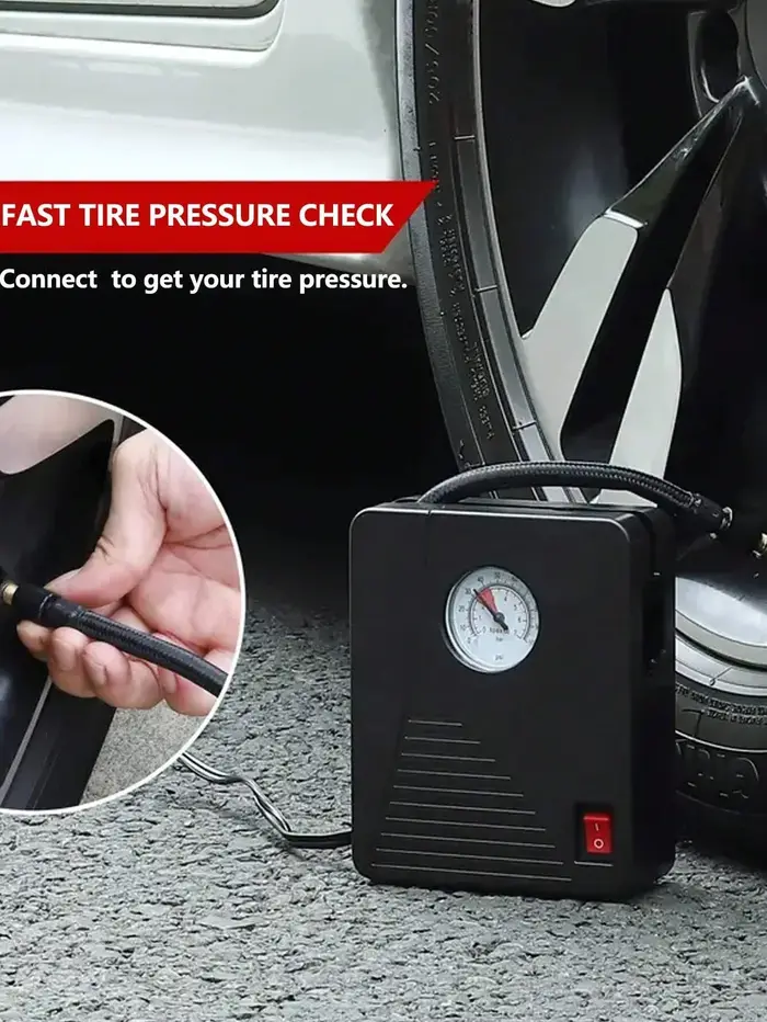 EAFC Portable 96W filaire pneu gonfleur compresseur d'air voiture pompe à Air