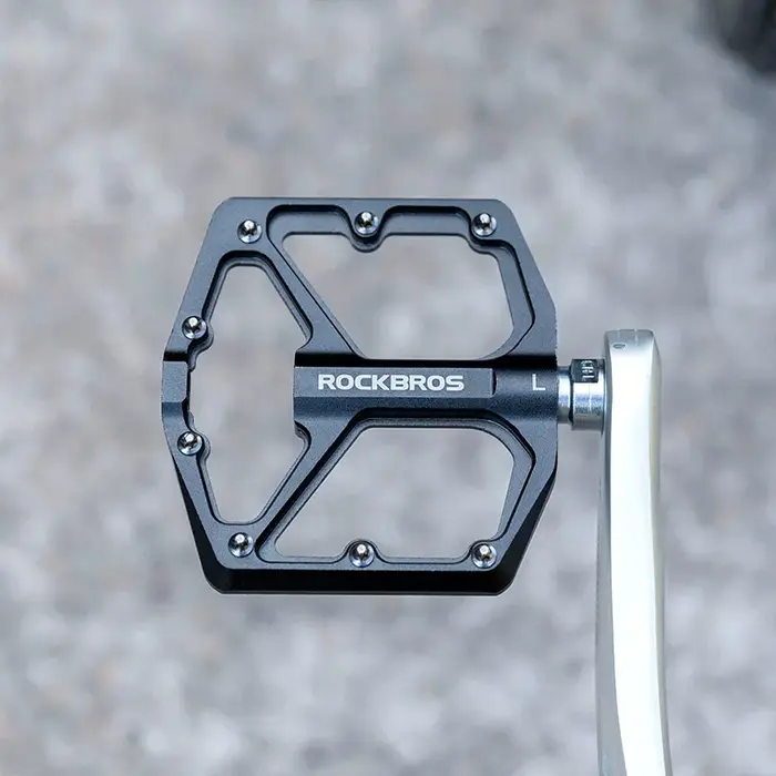 ROCKBROS pédales de vélo antidérapantes en alliage d'aluminium