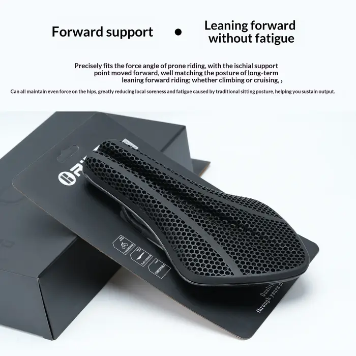 Selle de vélo en fibre de carbone RIRO imprimée en 3D