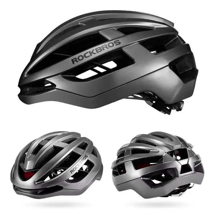 ROCKBROS – casque de vélo unisexe, respirant, ultraléger, moulé intégralement, antichoc, réglable, é
