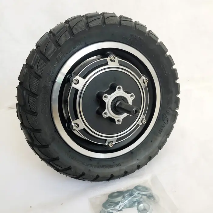 Roue de moteur de vélo électrique pour scooter pliant à double entraînement