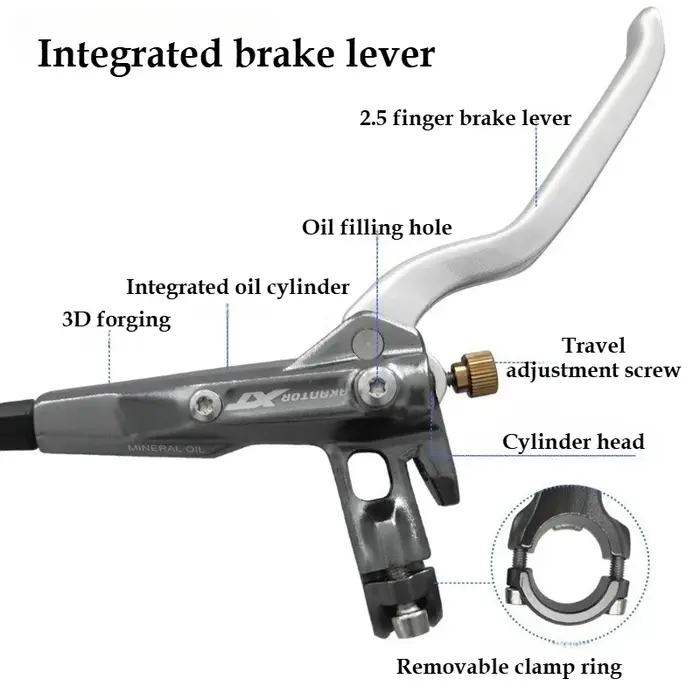Vélo électrique pliable E-Bike XT 4 pistons