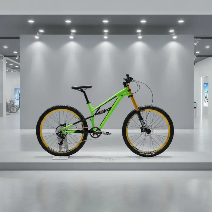 Kalosse vélo à Suspension complète en alliage d'aluminium cadre à queue souple 26/27
