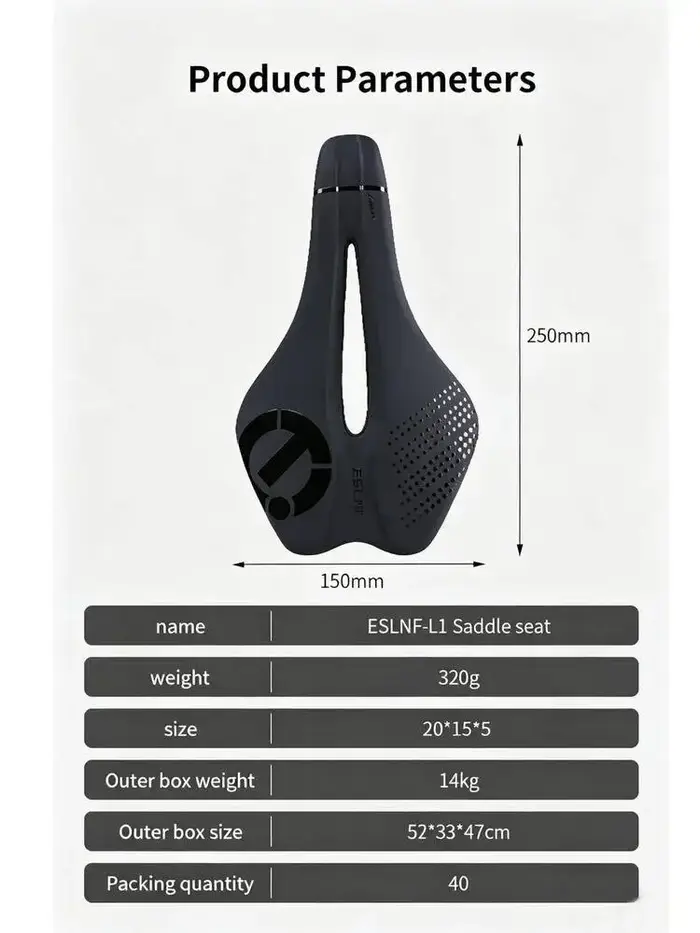ESLNF Selle de vélo universelle creuse