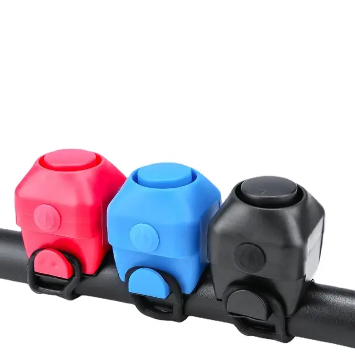 Klaxon électronique fort pour vélo, 130 db, avertissement de sécurité, sonnette électrique, sirène de Police, anneau d'alarme pour guidon de vélo, pour Scooter de cyclisme