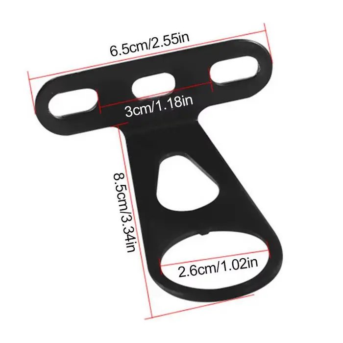 Support de lampe avant et arrière anti-chute pour vélos électriques, panier de vélo, support rapide,