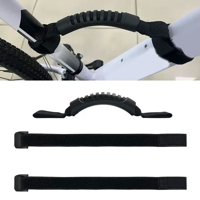 Kit de poignées de transport pour vélo, sangles de transport manuelles, poignée de cadre ergonomique