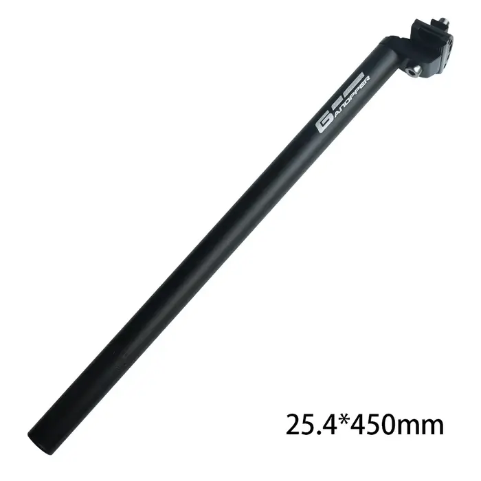 Tige de selle de vélo Tube de tige de selle Long 25.4/27.2/28.6/30.4/30.9/31.6mm 450mm route vtt vél