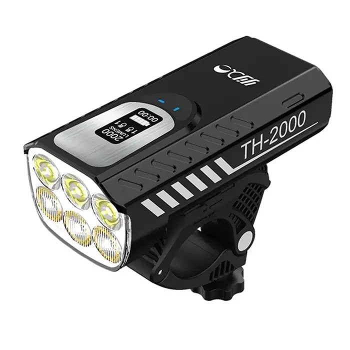 Feu de vélo 2000 Lumens 6LED feux