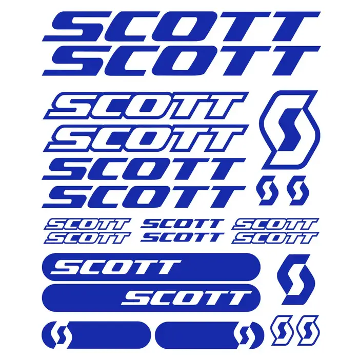 22 pièces pour SCOTT BIKE autocollants vinyle montagne cyclisme vtt