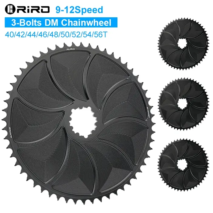 Plateau de pédalier RIRO 3 boulons pour vélo Scram GXP en alliage d'aluminium