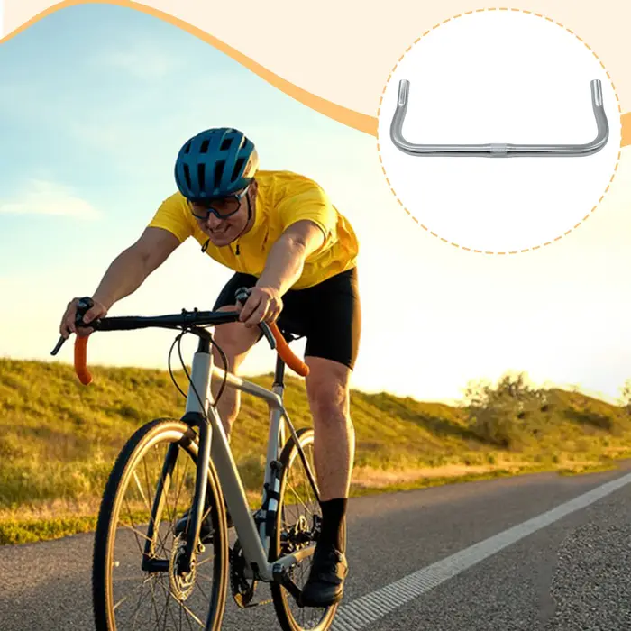 Guidon de vélo de route en alliage d'aluminium