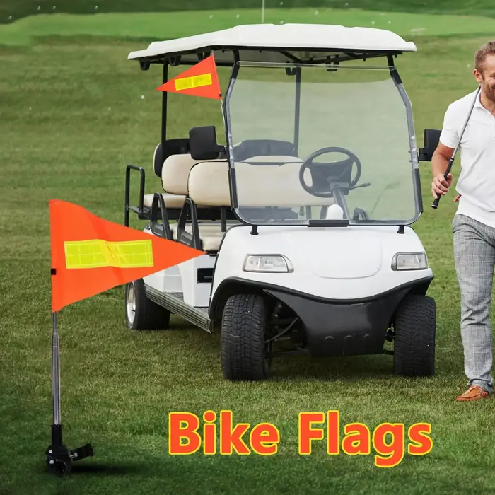 Drapeau de vélo avec poteau pour la sécurité