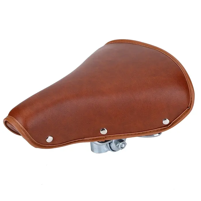Selle de vélo vintage en cuir PU