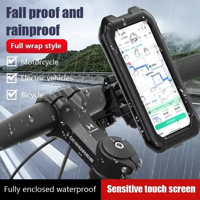 Support de téléphone antivol étanche pour moto