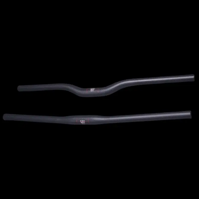 Guidon de vélo vtt en carbone mat