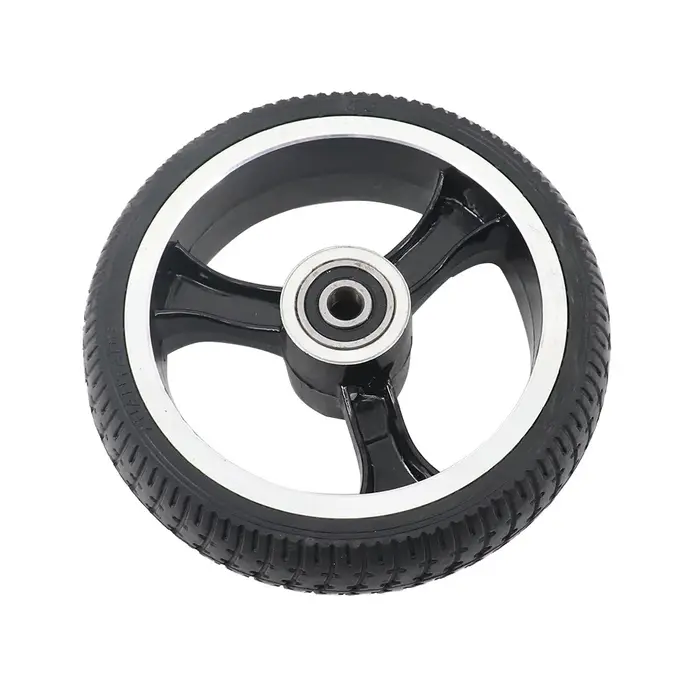 Pneus de trottinette électrique 6,5 pouces, pneu plein anti-explosion, roue auxiliaire, moyeu de rou