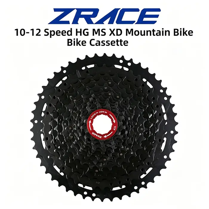 Cassette légère ZRACE ALPHA MTB pour vélo, 10s 11s 12s, 46T / 50T / 52T, Freehub HG / MS / XD