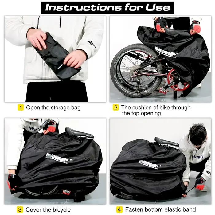 Bal inowalk-Juste de sac de rangement portable pour vélo pliant